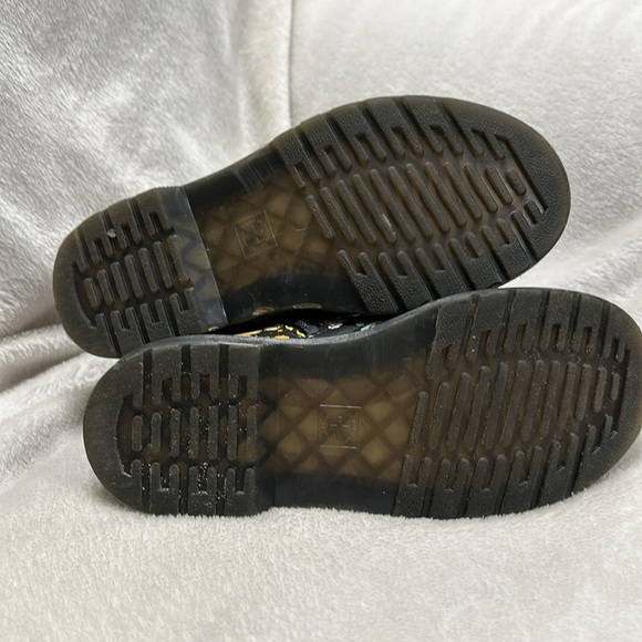 Dr.Martens YOUTH 1460 FLORAL MASH UP LEATHER LACE UP BOOTS US 3 - Picture 4 of 9